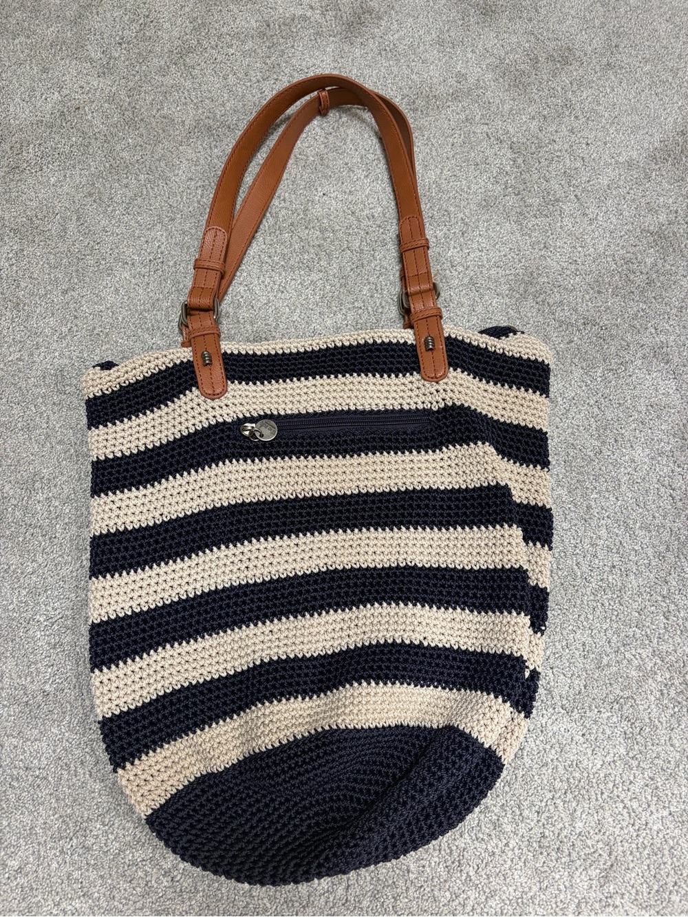 The Sak Silverwood Crochet Shopper / Tote Bag